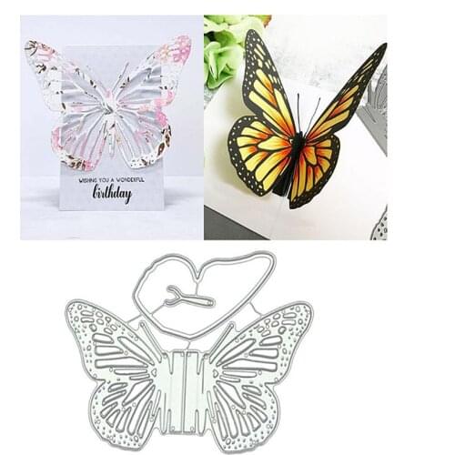 Butterflies Dies Metal Cutting Dies Scrapbooking Card Making Album Embossing Crafts Paper Stencil Animal Dies