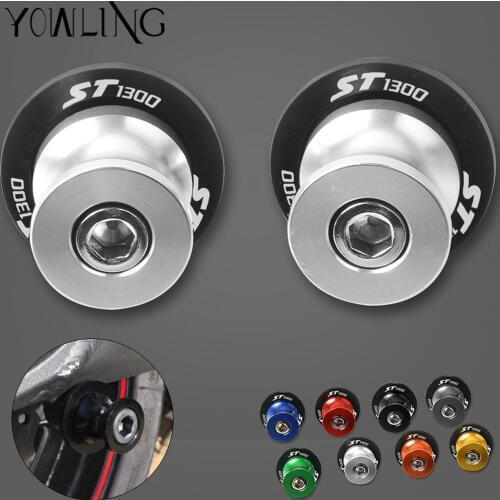 Motorbike 8mm Aluminum Motorcycle Swingarm Spools Stand Screws Sliders For HONDA ST1300 ST1300A ST 1300 2003 2004 2005 2006 2007