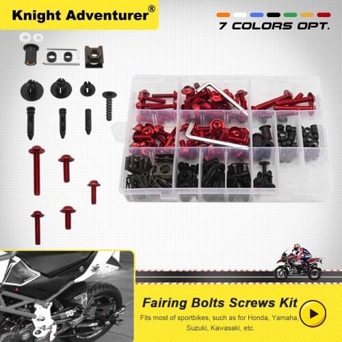 Motorcycle CNC Aluminum M6 M5 Fairing Bolt Kit Screws Nuts For BMW F900R F900XR R1250gs Mt07 Panigale V4 Xmax 300