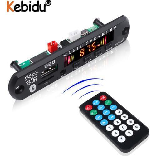 V20 MP3 Module WMA MP3 Decoder Board MP3 Player 12V Wireless Bluetooth 5.0 Audio Module USB TF Radio With Remote Control For Car