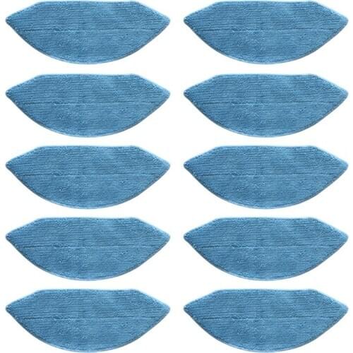 Mop Cloth Pads Rag Set for Ecovacs Deebot U2 DGN22 Vacuum Cleaner Parts Replacement Home Accessories 10Pcs