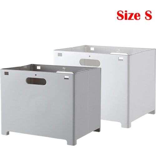 Punch-free Wall Mounted Foldable Storage Basket Dirty Clothes Clothing Laundry Basket Sundries Toiletries Cosmetic Organzier Box