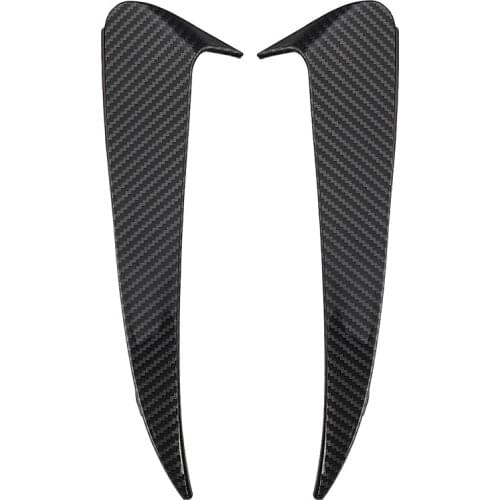 NEW-Carbon Fiber Rear Bumper Spoiler Air Vent Cover Side Canard for Mercedes-Benz C Class W205 C43 C63 AMG 2014-2019