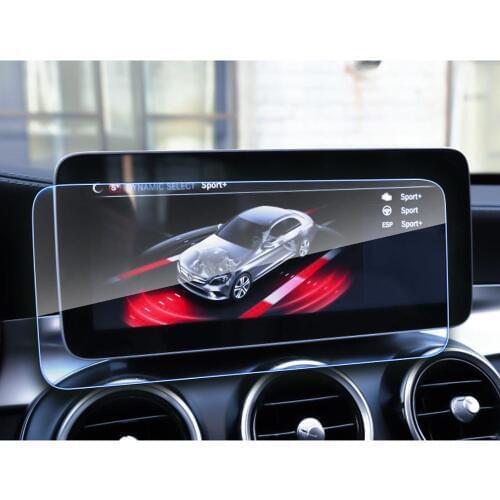 RUIYA Car Navigation Screen Protector For C-CLASS W205 10.25 Inch Central Multimedia Display Screen Auto Interior Accessories