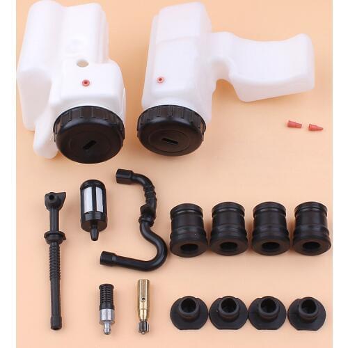 Chainsaw Fuel Oil Tank Hose Oil Pump Annular Buffer Kit for STIHL MS180 MS170 018 017 MS 180 170 Spare Parts Gasoline Chainsaws