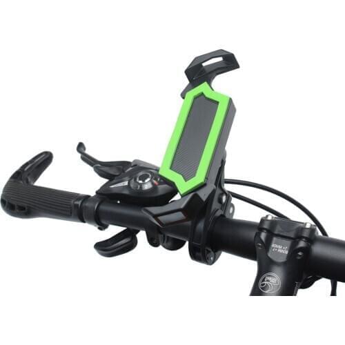 Universal Bicycle Phone Holder Bike Phone Support Clip Mount Anti-Slip Handlebar Bracket for iPhone Huawei Xiaomi Mobile Phone
