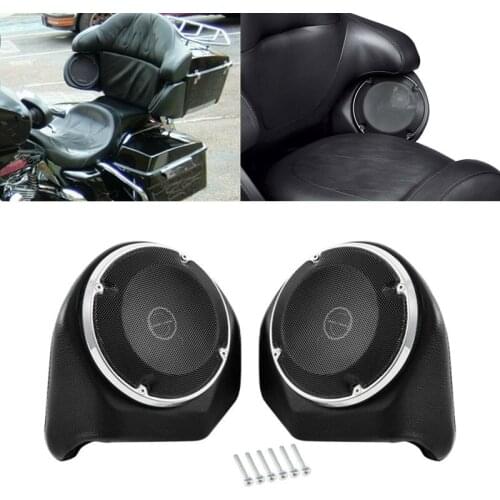 Motorcycle Backrest Rear Speakers For Harley Tour Pak Touring Road King Electra street glide Ultra Limited FLHR FLHX FLHT FLTR