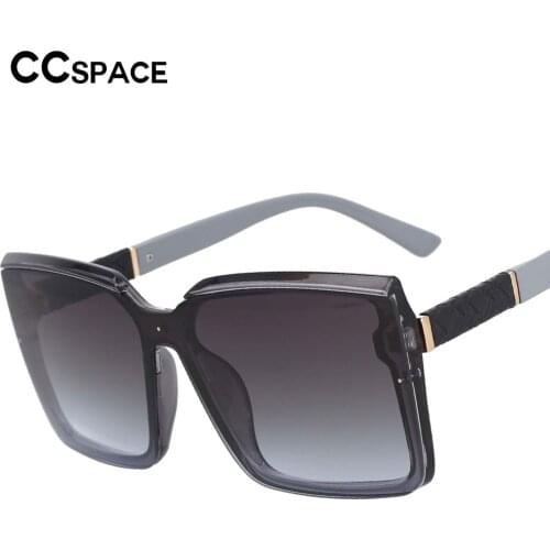 53171 Oversized Square Ladies Sunglasses Decorative Vintage Summer Womens Shades UV400