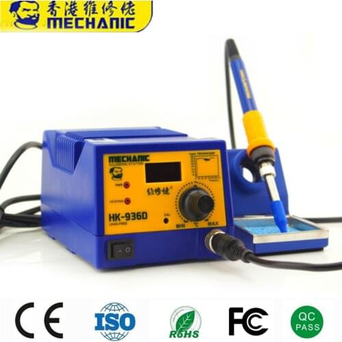 12 Sets Soldering Station Digital Hot Air Heat Gun BGA SMD Rework Temperature Adjustable Electric Soldering Iron Welding Tools