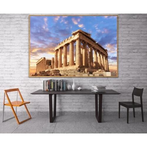 Diy 5D Greece Acropolis of Athens palace Full Diamond Painting cross stitch kits art Scenic 3D paint by diamonds BY839