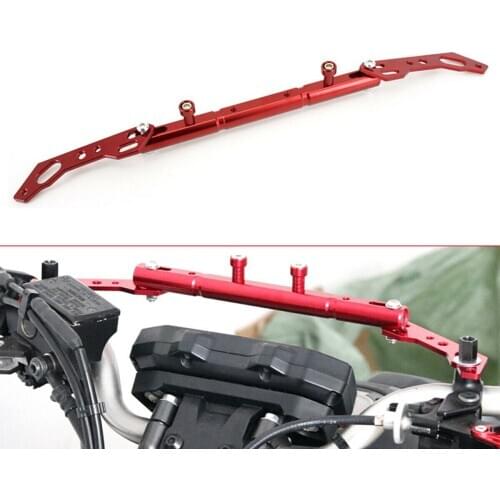 Aluminum Strength Cross Bar Extension Adjustment Handlebar Crossbar Levers Universal Motorcycle