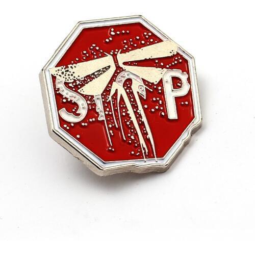 Game The Last of Us II Part 2 Brooch Firefly Logo Badges Brooches Pin Collectibles Gift Cosplay Jewelry Souvenir