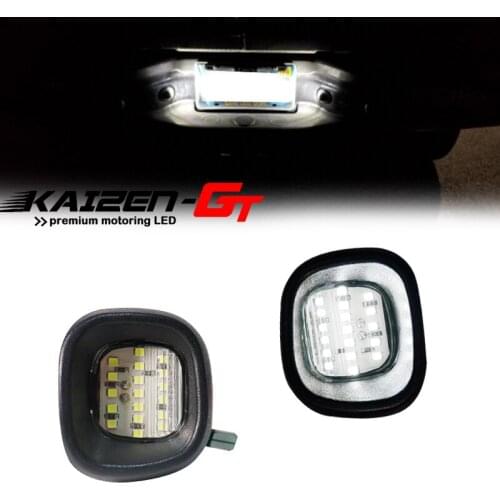 Error Free Canbus Xenon White LED Car License Plate Lights For Chevrolet Blazer S10 Pickup GMC Jimmy Sonoma Oldsmobile Bravada