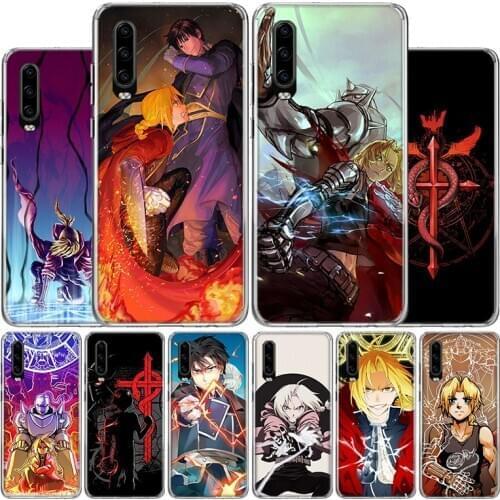 Fullmetal Alchemist Anime Cover Phone Case For Huawei P40 P30 P20 10 Mate 10 20 30 Lite Plus Pro P Smart Z + 2019 Popular Coque