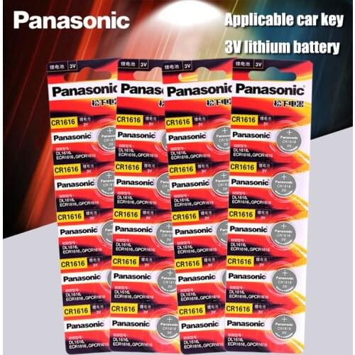 CR1616 20PCS Button Cell Coin Batteries Panasonic 100% Original cr 1616 3V Lithium Battery DL1616 ECR1616 LM1616