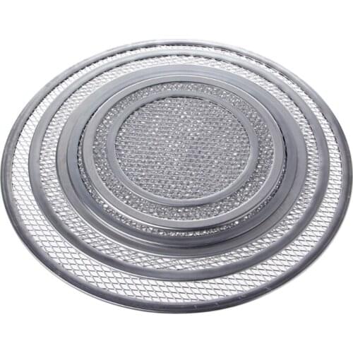 Brand New Aluminum Mesh Grill Pizza Screen Round Bakeware Mesh Kitchen Tool Oven Kit Retail/wholesale Kitchen Supplies