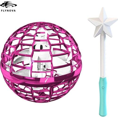 Flynova Pro Boomerang Flying Spinner Ball Fly Orb Mini Magic Drone Toy