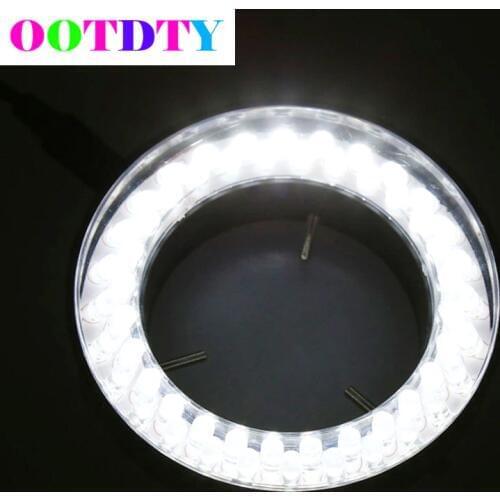 Microscope Selfie Ring 60 LED Light Adjustable Ring Light illuminator Enhance Lamp For STEREO ZOOM Microscope APR20_30