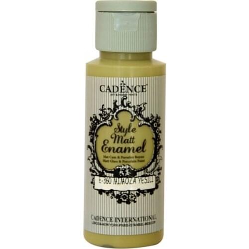 Cadence Style Mat Enamel Glass Paint 360-Mimoza Green 59ml (Porse