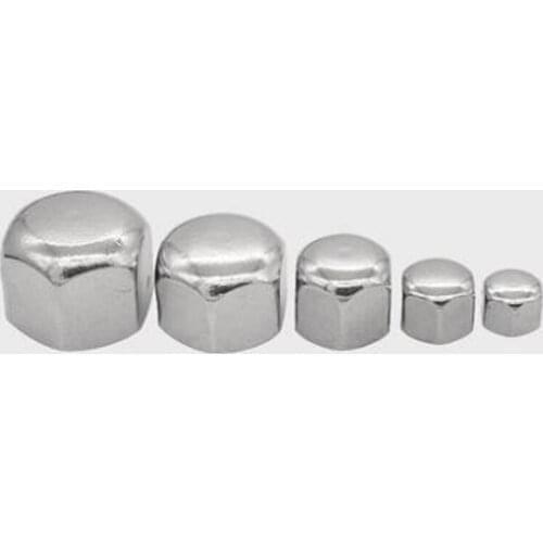 2pcs M14 M16 M20 Low-Profile Cap Nut 304 Stainless Steel Low-Profile Cap Nut Blind Hole Nut Low-Profile Cap Nut DIN917