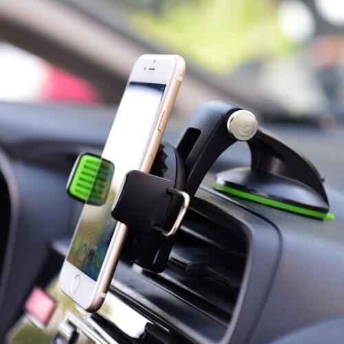New Hot 360 Degree Universal Aotomobiles Smartphone iPhone GPS Car Holder Adjustable Diamond Sucker Multi-function Holder