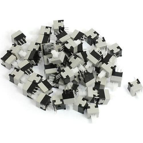 Self Locking 3 Pin Mini Push Button Switches 8.5x8.5mm