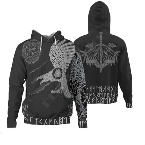 Viking Tattoo 3D Printed Hoodies Fashion Pullover Men For Women Hip Hop Sweatshirts Sweater Drop Shipping 01
