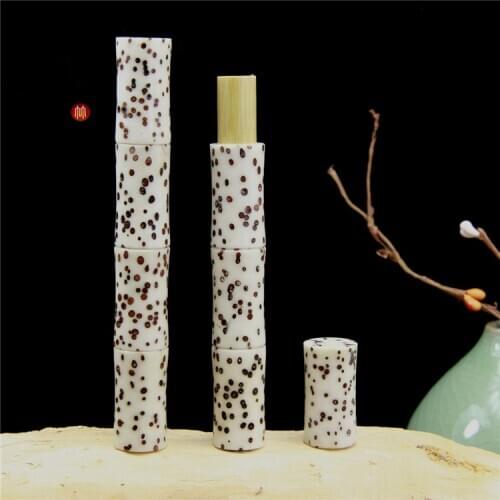 Thousands of eyes bodhi child short tube Gold silk Merlot bamboo Jade bamboo Xiang xiang tube wholesale butterfly bamboo line