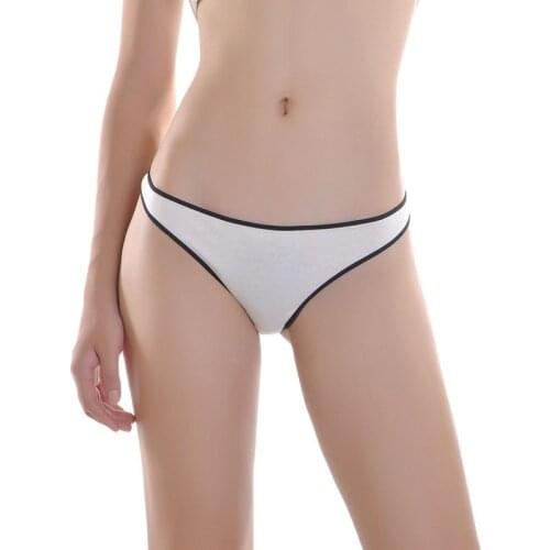 Women Underwear Female Seamless G-string Ultra-thin Lingerie Sexy Panties Low-waist Briefs Solid color