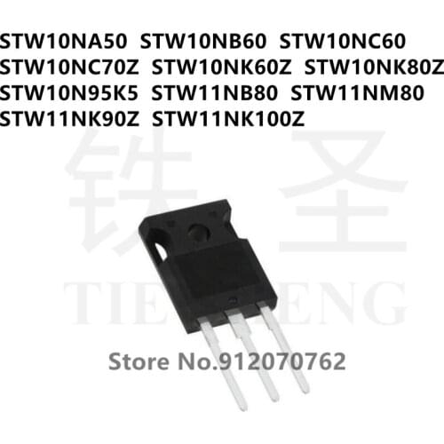 10PCS/LOT STW10NA50 STW10NB60 STW10NC60 STW10NC70Z STW10NK60Z STW10NK80Z STW10N95K5 STW11NB80 STW11NM80 STW11NK90Z STW11NK100Z