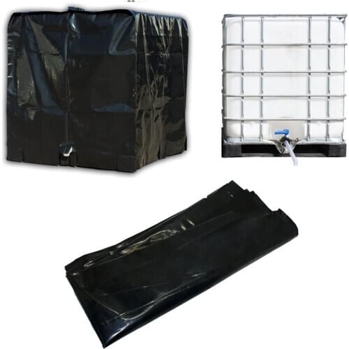 1000 Liters IBC Container Aluminum Foil Waterproof And Dustproof Cover Rainwater Tank HDPE Cloth UV Protection Cover