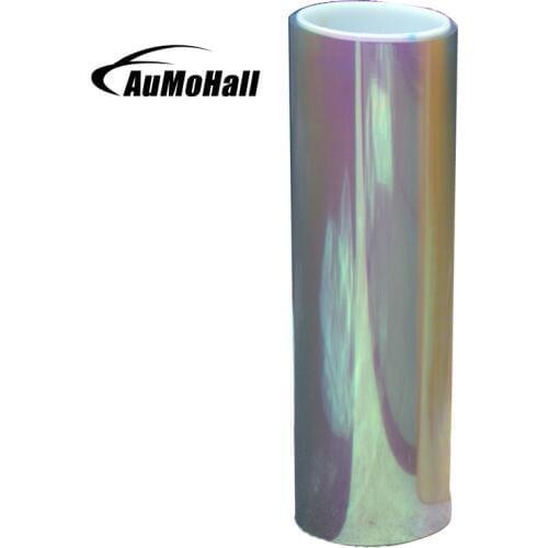 12" Shiny Chameleon Auto Car Styling headlights Taillights Translucent film lights Turned Change Color Car film Sticks Stickers