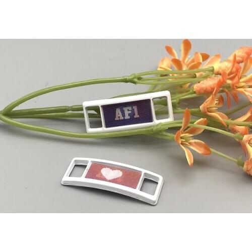 2pcs / Pair Shoelaces Buckle Shoelace Metal Buckle Shoelaces Accessories Metal Lace Lock DIY Sneaker Kits AF1 Shoe Decorations