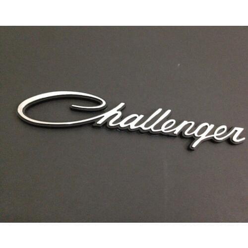 2008-2015 CLASSIC SCRIPT CHALLENGER FENDER EMBLEM NAMEPLATE BADGE - 50 PCS