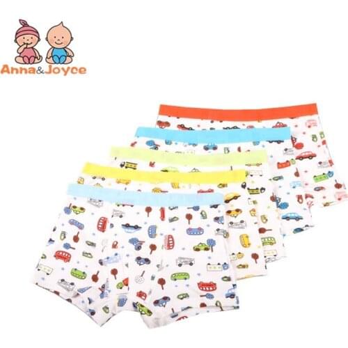3pcs/lot Boys Underwear Boxer Child Shorts Children Briefs for Baby Boys Cotton Boxer Underwear Kids Panties Cars