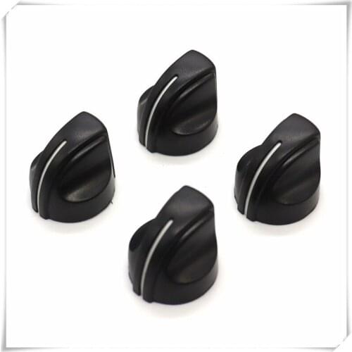 5 Pieces Plastic Flower Shaft Knob Diameter 19mm Height 17mm Potentiometer Encoder Knob Gear Shaped Inner Hole 6mm