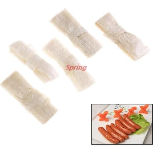 Hot 3pcs Dry Sheep Casing Caliber 28mm-30mm Natural Sheep Sausage Cover, Sausage Skin, Kitchen Sausage Packaging Tools