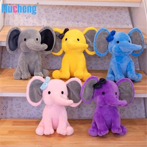 Bedtime Originals Twinkle Toes Pink Elephant Plush Toys Stuffed Choo Choo Express Plush Elephant Toys Humphrey Dolls Nursery