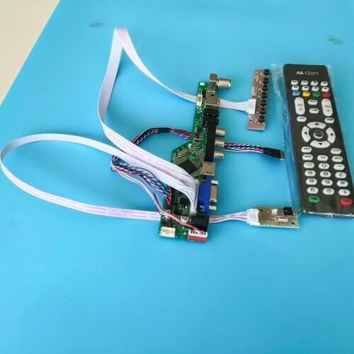 Kit for LP156WHU-TLA1/TLB1/TLAA 1366x768 VGA LCD Remote Screen Audio HDMI Panel USB 40pin Controller Doard TV LVDS Display AV