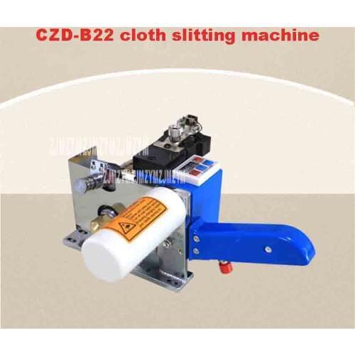 220V 200W CZD-B22 High-speed LCD 9-second Delay Cloth Cutting Machine Cloth Slitting Machine With Track 2.2m/2.4m/2.6m Optional