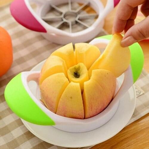 Multi-function Apple Slicer Corer Cutter Pear Fruit Divider Tool Comfort Handle for Kitchen Apple Peeler Fast Shipping