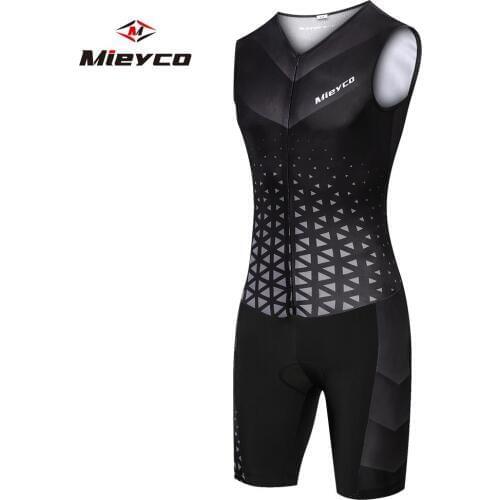 Mens Sleeveless Jumpsuit 2019 Pro Taem Triathlon Suit Ropa Ciclismo Maillot Cycling Jerseys Skinsuit Bike Clothing swimming