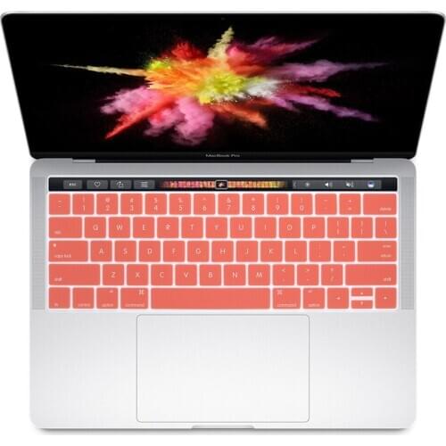 For Apple New Macbook Pro 13.3 Inch A1706 and 15.4 Inch A1707 2017 Version With Touch Bar Soft Silicone US Keyboard Cover Skin