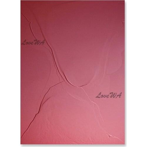 Hotel Wall Decor Abstract Heavily Textured Acrylic Canvas Art 100% Hand Painted Pink Design Oil Painting Wall Canvas Artwork