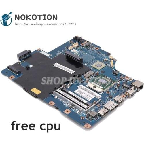 NOKOTION For Lenovo G565 Z565 Laptop Motherboard LA-5754P Main Board 11S69038329 Socket S1 DDR3 with Free CPU