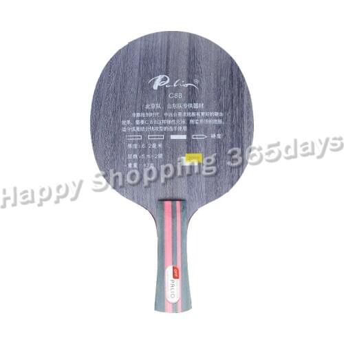 Original Palio C88 (C 88, C-88) wood+carbon table tennis blade for fast attack with loop table tennis racket racquet sports