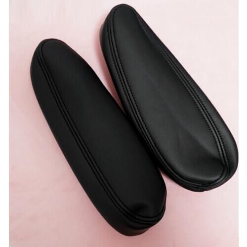 Microfiber Leather 2pcs Car Side Seat Armrest Handle Cover Trim For Chevrolet / Chevy Tahoe Suburban Escalade 2000 - 2006