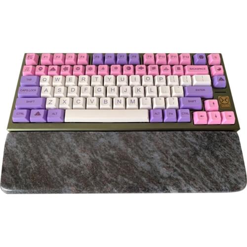 Marble Hand Rest Gaming Mechanical Keyboard Palm Rest Desk Wrist Pad Support 61 87 Keys Touches For Home Office Computer
