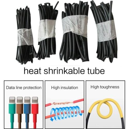 Heat Shrink Tubing Polyolefin Shrinking Assorted Heat Shrink Insulated Wire Tubing Tube Shrink Heat Cable Set Sleeving