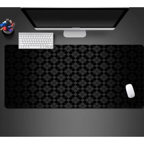 Black Lattice Unique Creative Mouse Pad High Quality Best-Selling Natural Rubber Non-Slip Office Pads Family Large Table Mat